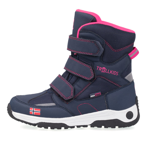 Trollkids Stiefel 159-114 Kids Lofoten Winter Boots - Navy/Pink
