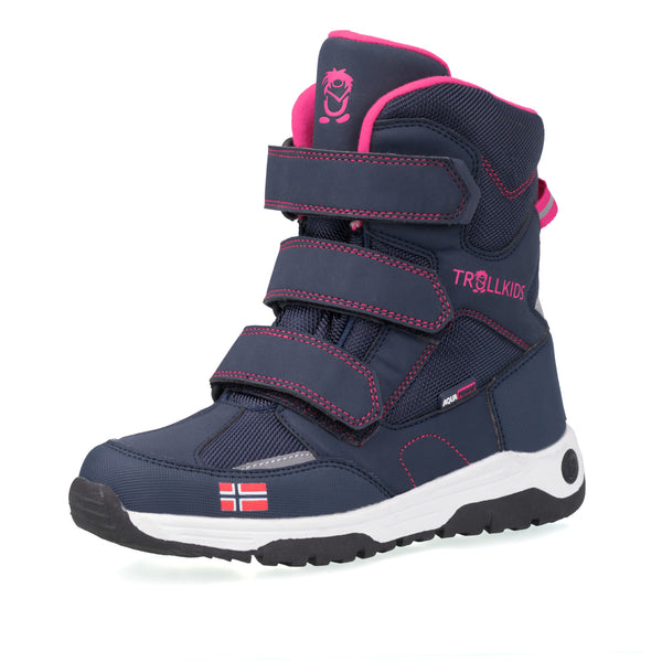 Trollkids Stiefel 159-114 Kids Lofoten Winter Boots - Navy/Pink