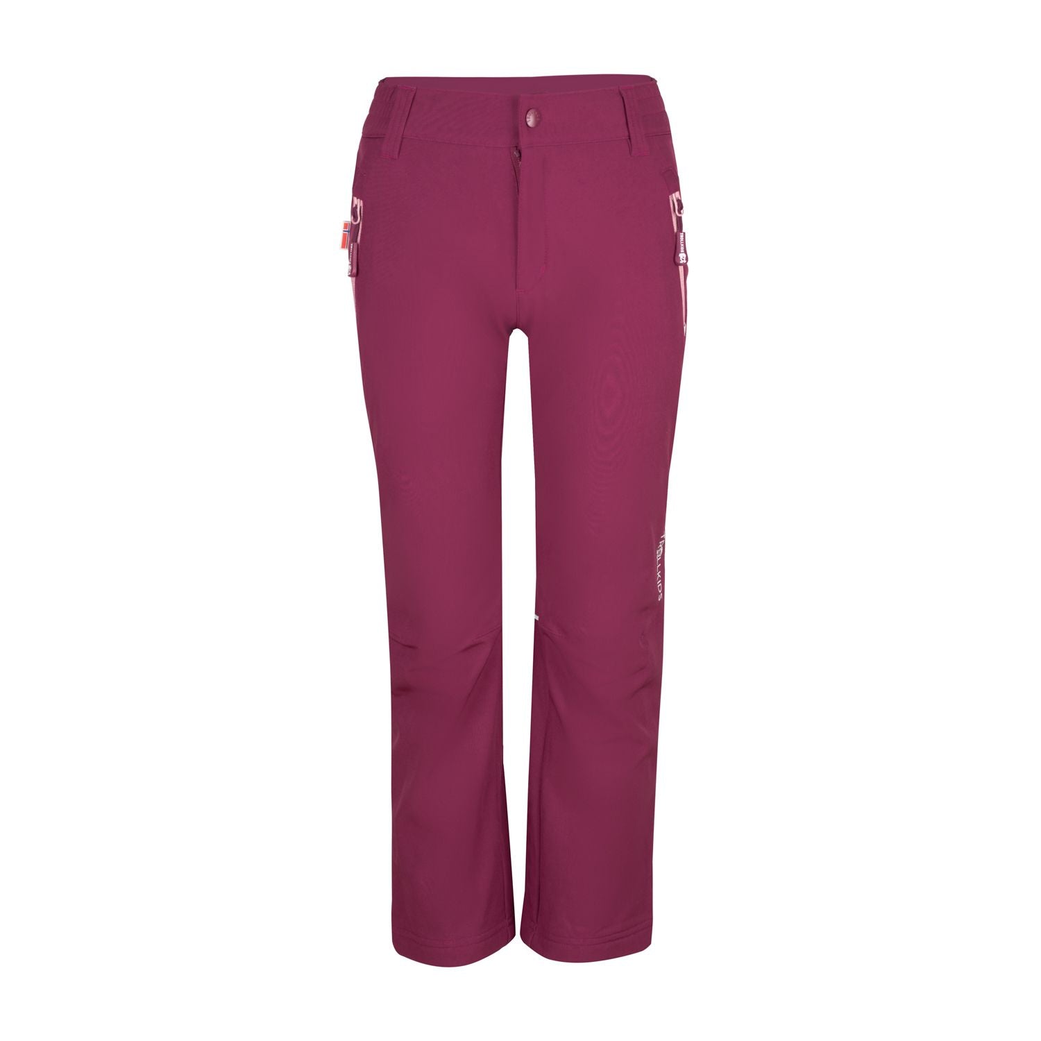 Trollkids Softshell-Hose 117-229 Kids Fjell Pant - Plum/Mauve